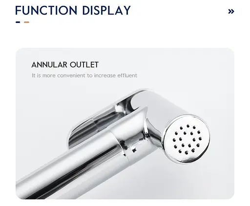 Гигиенический душ с полочкой + держатель для бумаги 35 Frap 1/10, Хром F7516 - фото 5