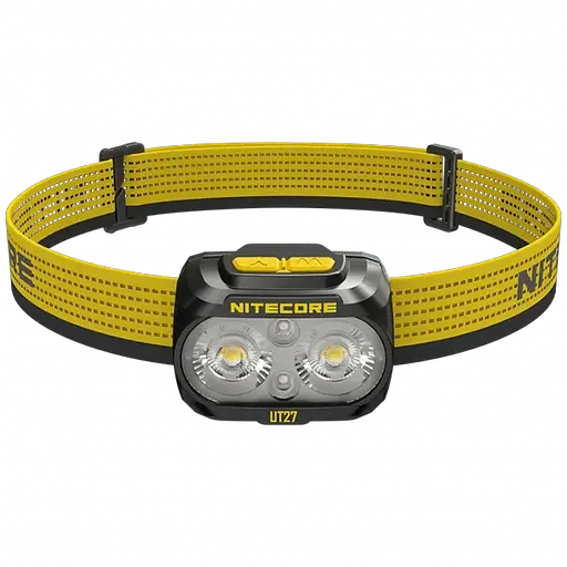 Налобный фонарь для бега с универсальным питанием Nitecore UT27 Pro (3xAAA USB-C) Черный