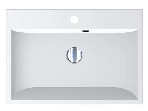 Умивальник Miraggio Varna 600 mirasoft 0001025, Білий матовий - фото 4