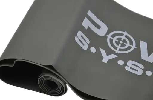 Стрічка-еспандер для спорту та реабілітації Power System PS-4123 Flat Stretch Band Level 3 Grey 25-35 кг (PS_4123_Black) - фото 4