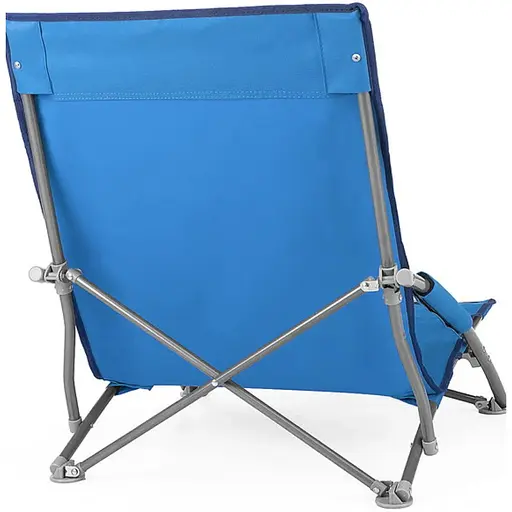 Раскладное кресло-лежак Outtec с чехлом синий - фото 5