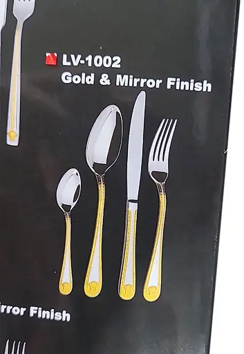 Набор столовых приборов Versace Limited Edition LV-1002 на 12 персон в подарочном кейсе 72 предмета  - фото 10