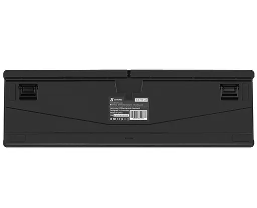 Клавиатура игровая механическая Lemokey X3H3UA Black switch Keychron Brown, QMK/VIA, Hot-Swap, EN/UKR, RGB - фото 3
