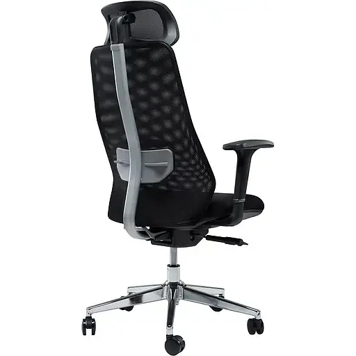 Офісне крісло GT Racer B-284, чорне (B-284 Black) - фото 4