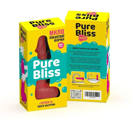 Крафтове мило-член із присоскою Pure Bliss Big Red - фото 7