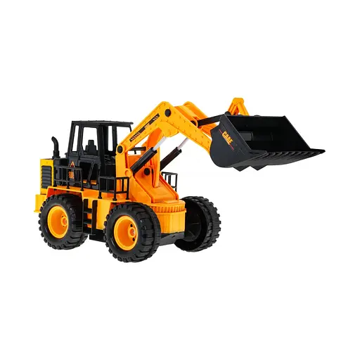 Бульдозер Ramiz ручной для детей 6+ умный браслет + подвижная ложка желтый 9304A - фото 6