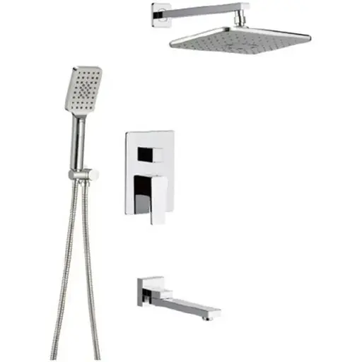 Душова система прихованого монтажу Mixxus Premium Mark 009 Inner BOX MI6640, Хром - фото 1