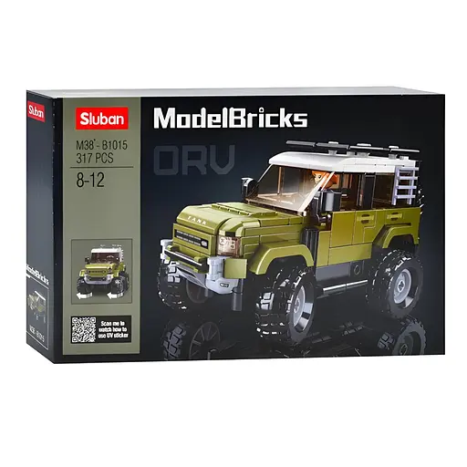 Конструктор джип Sluban Model Bricks на 317 деталей (M38-B1015) - фото 5