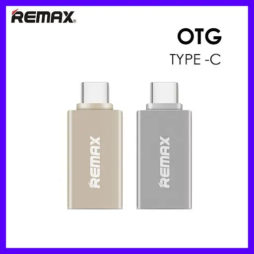 Адаптер Type C-USB 3.0 Remax RA-Otg1 Otg золотий - фото 4