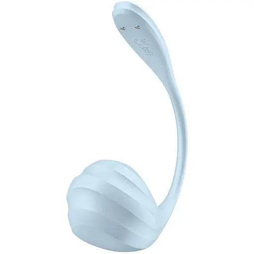 Смарт-виброяйцо Satisfyer Smooth Petal Connect App Light Blue