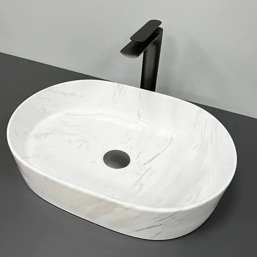 Умивальник VBI Verona 50 nature marmo накладний VBI-011315, Мармур - фото 2