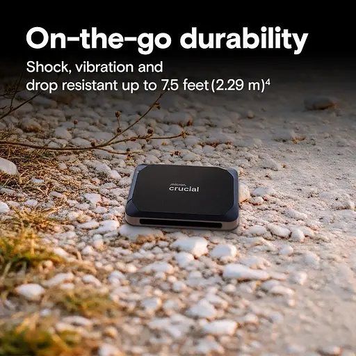 Внешний SSD накопитель Crucial X9 1TB (CT1000X9SSD9) [151959] - фото 7