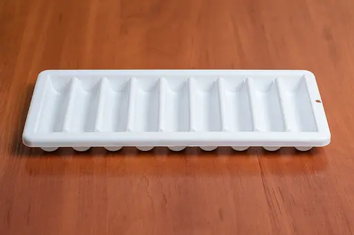 Форма для льда пластиковая на 9 секций 24.5 x 11.5 см, Мед Белый 86619 - фото 8