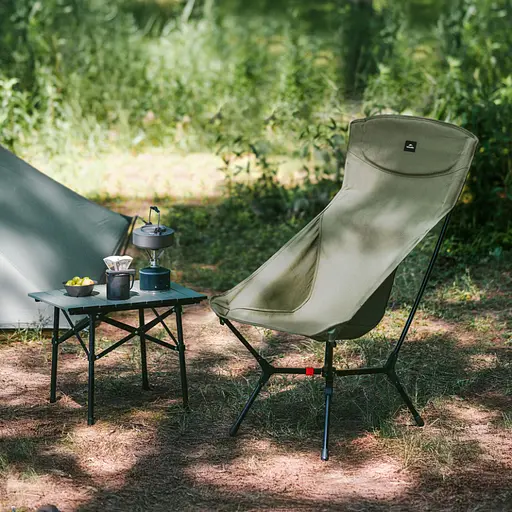 Стул складной ультралегкий Naturehike CNK2550JJ013 Yamami YL01 серый - фото 6