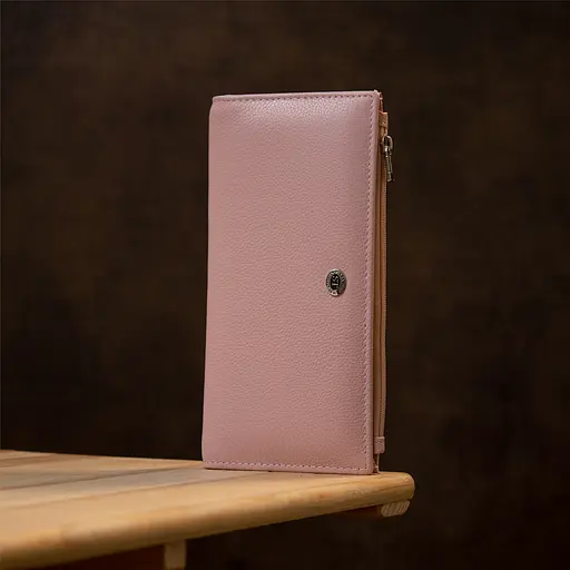 Женский кожаный кошелек ST Leather 19х9.5х1.5 см acs0018195 - фото 6