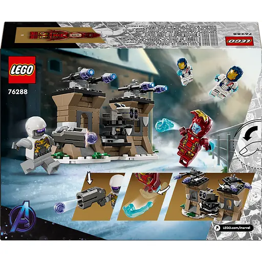 Уцінка. Конструктор LEGO Super Heroes Marvel Залізна Людина і Залізний легіон проти солдата Гідри 135 деталей (76288) - фото 2