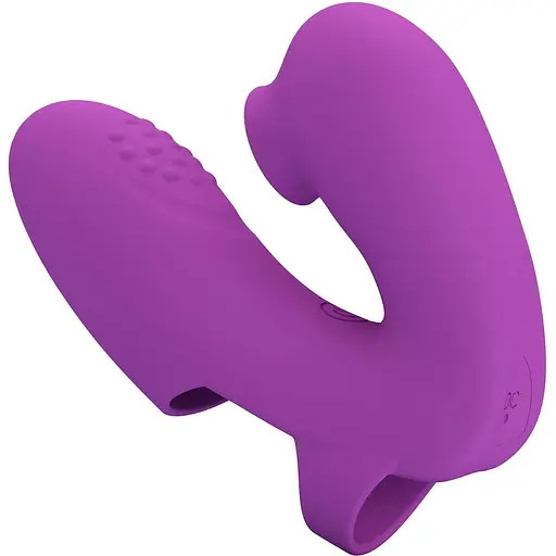 Вибратор на палец Pretty Love Super Finger Athena 9.6 см фиолетовый