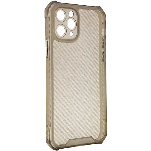 Чохол Epik TPU Ease Carbon color series для Apple iPhone 11 Pro 5.8 Чорний/Прозорий - фото 1