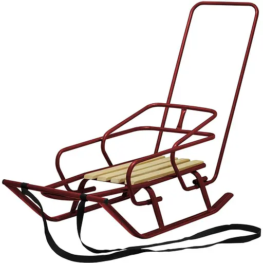 Ручка для саней Snower, бордовая - фото 2