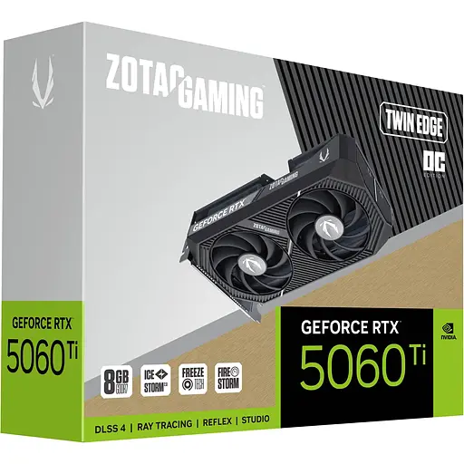 Відеокарта Zotac GeForce RTX 5060 Ti 8GB Twin Edge OC (ZT-B50610H-10M) EU [145639] - фото 7