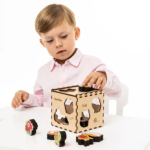 Кубик-сортер GoodPlay Домашні тварини (CUB-4-009) - фото 10