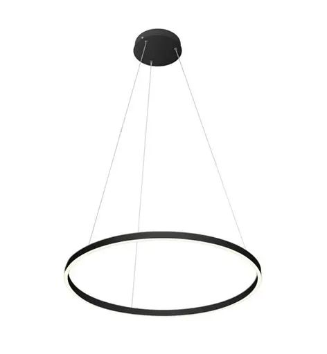 Светильник подвесной KLOODI CIRCLE3528 D600 70W 4К BK - фото 1