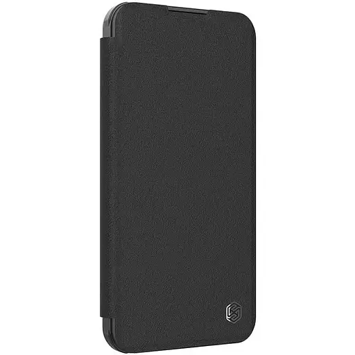 Шкіряний чохол-книжка Nillkin Qin Prop Plain Camshield для Apple iPhone 16 Pro Max 6.9 Classic Black