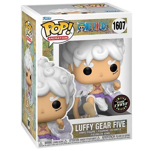 Коллекционная фигурка Funko Pop Ван Пис Луффи 5 Гир Чейз One Piece Luffy Gear Five Chase 10 см FP OP LGF C - фото 3