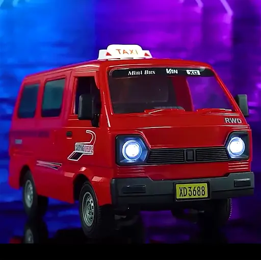 Машина автобус-таксі на радіокеруванні, акумулятор, світлові ефекти, 3688G168A (В асортименті) - фото 2