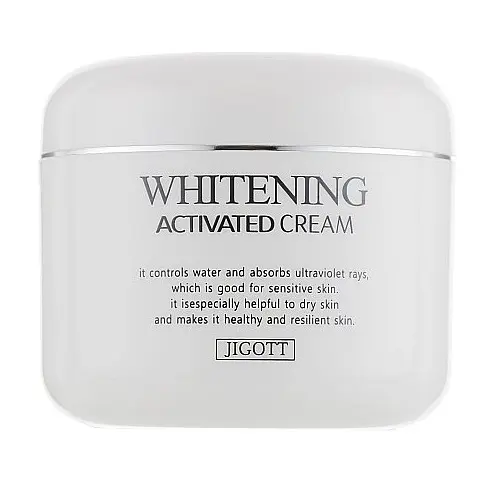 Осветляющий крем для лица WHITENING Activated Cream Jigott 100 мл - фото 1