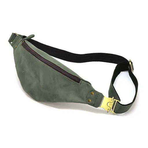 Жіноча шкіряна сумка-бананка Tarwa 31х11х2 см sum0026363 - фото 3