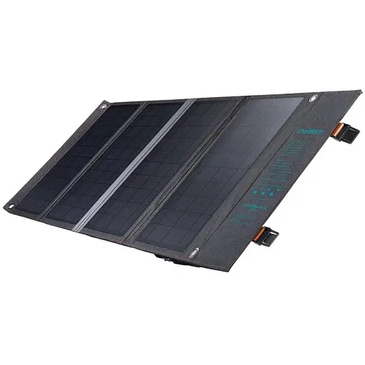 Портативна сонячна зарядна станція Choetech 36W black - фото 2