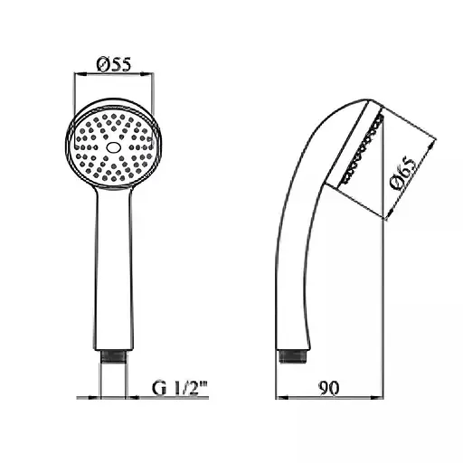 Душовий шланг 150 см збройована сталь Wezer WKR-009-150GG, Графитовый хром - фото 5
