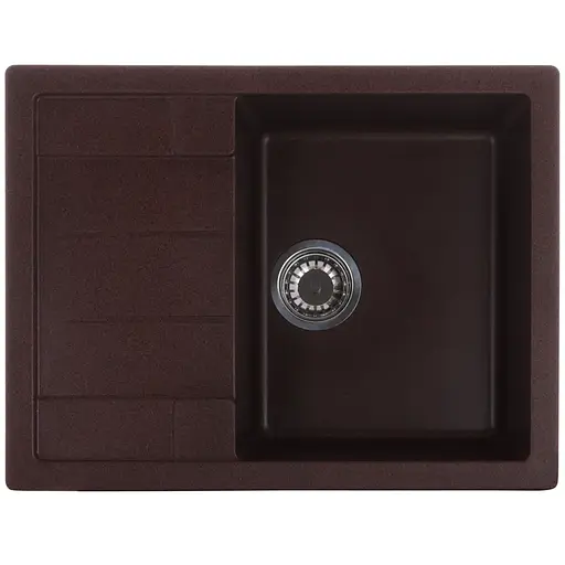 Кухонна мийка Zerix ZS-6550S-12 коричнева ZX4544, Коричневий - фото 1