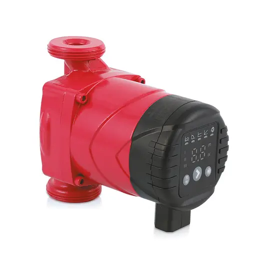 Циркуляционный насос энергосберегающий Wetron LPS25-6BP/130 10-45Вт Hmax 6м Qmax 52л/мин Ø1½" 130мм + гайки Ø1" (774352) - фото 1