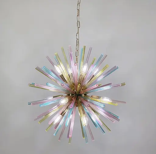 Люстра SPUTNIK non-ferrous з скляними паличками | Арт. MD 9065 GD | Line F - фото 6
