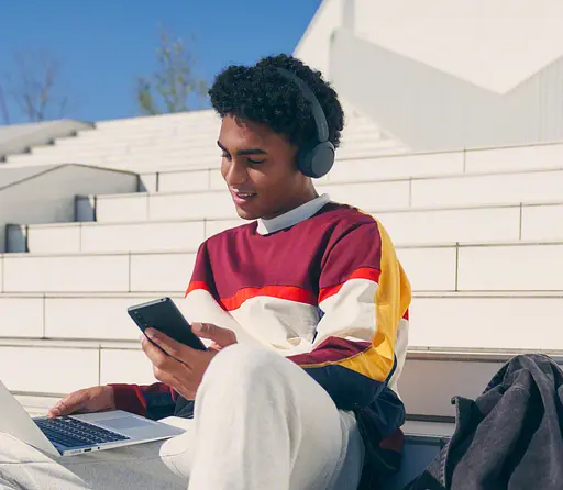 Наушники On-ear WH-CH520 BT 5.2, SBC, AAC, Wireless, Mic, Черный Sony teh0013184 - фото 4