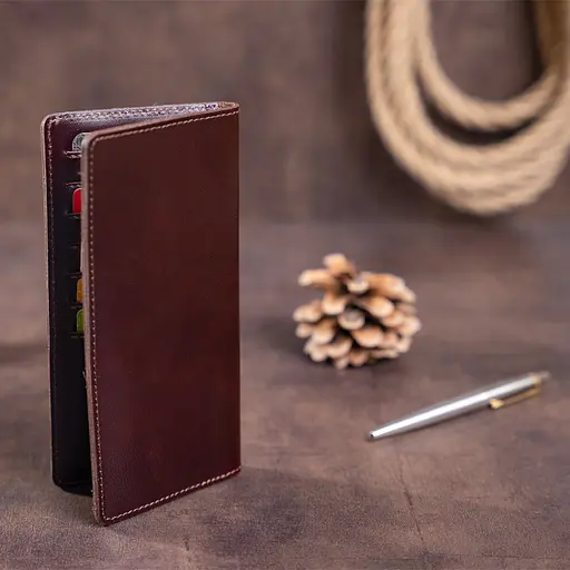 Чоловічий шкіряний гаманець Shvigel 18х9.5 см acs0018621 - фото 9