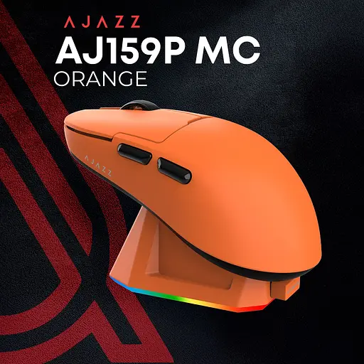 Мышь Ajazz AJ159P MC Wireless/Bluetooth/USB Orange Charging Dock (AJ159P-MC-Orange) - фото 12