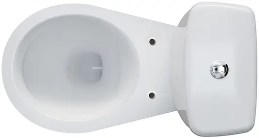 Унитаз-компакт Cersanit Kadda горизонтальный слив боковой подвод с сиденьнм полипропилен K33-005, Белый - фото 5