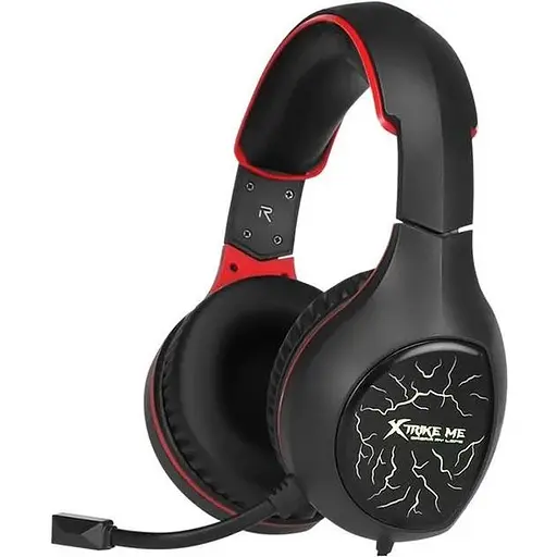 Проводная игровая гарнитура Xtrike Me Gaming RGB Backlight GH-710, USB, 2x3.5mm, 2m, black