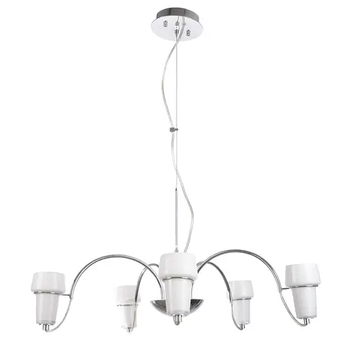 Люстра подвесная Brille для гостиной E14 40W CH (BR-509S/5)