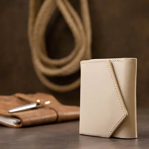 Женское кожаное портмоне Grande Pelle 10х10х1.5 см acs0018775 - фото 6