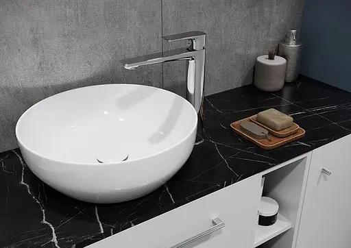 Смеситель для умывальника Cersanit Larga S951-392 высокий однорычажный Хром 30412 - фото 5