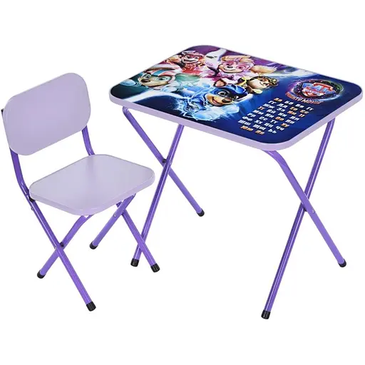 Детский столик складной со стульчиком Bambi M 5961-9 фиолетовый