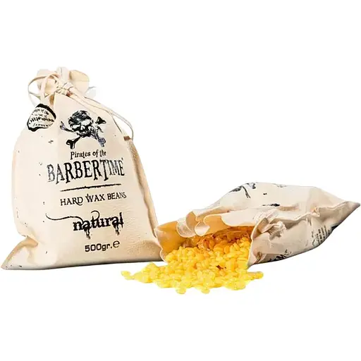 Твердий віск для депіляції Barbertime Hard Wax Beans Natural 500 г