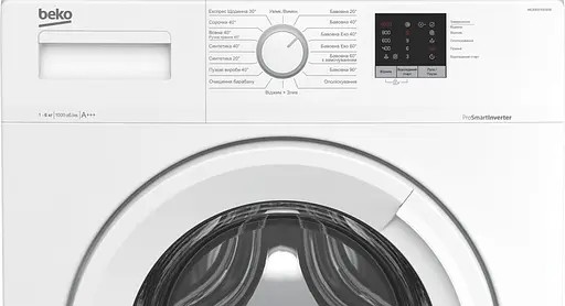 Стиральная машина Beko WUE6511IXWW 6 кг фронтальная инверторный двигатель 15 программ скорость отжима 1000 об/мин класс энергопотребления A+++ White - фото 4