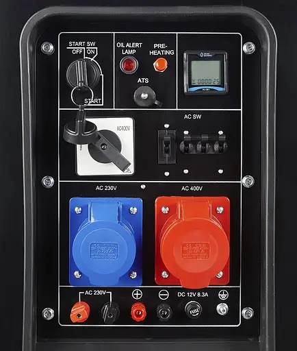Генератор дизельний EnerSol 12/13 кВт електростартер SKD-13EBAU - фото 5