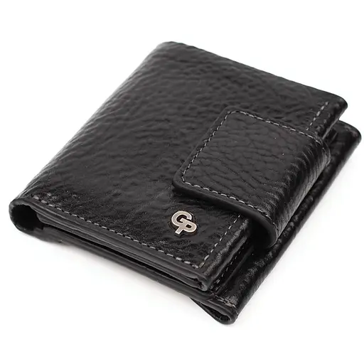 Кожаный мужской кошелек Grande Pelle 11х11.5х2.5 см nsa0001216 - фото 5