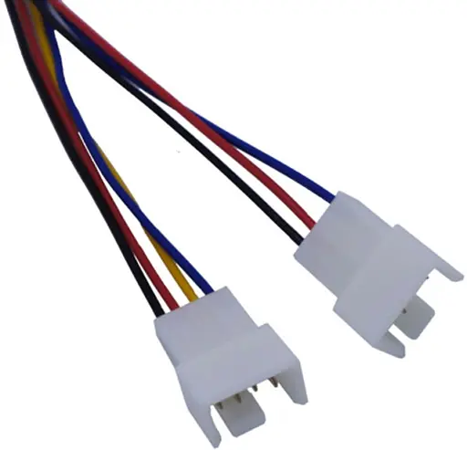 Кабель для підключення кулера 4pin-4pin/3pin 12см - фото 3